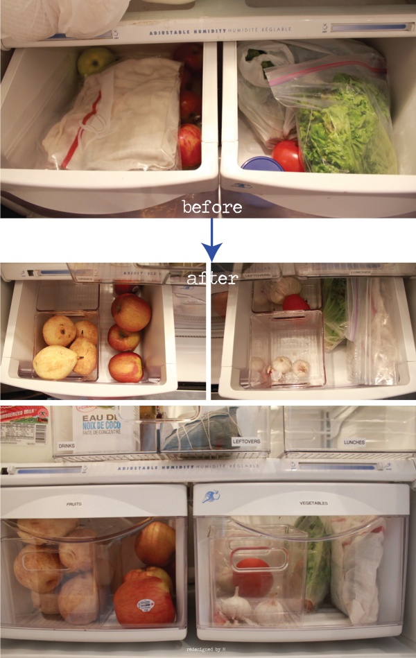 How I Organized My Refrigerator | Redesigned By M