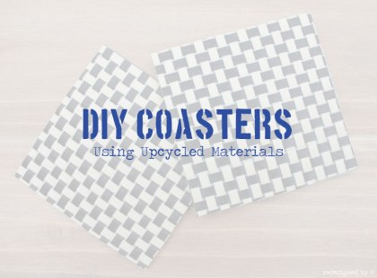 DIY Coasters Using Upcycled Materials | Redesigned By M